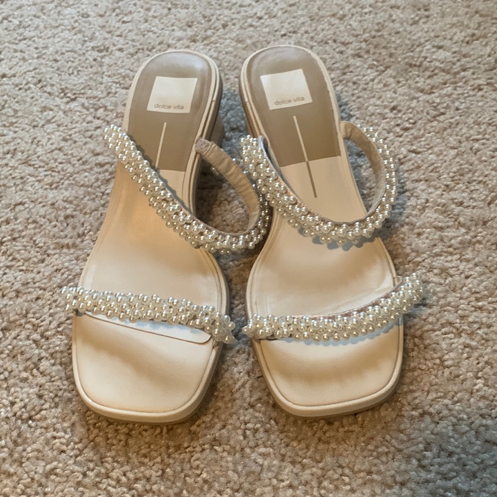 Dolce Vita River Pearl Heels Size 10